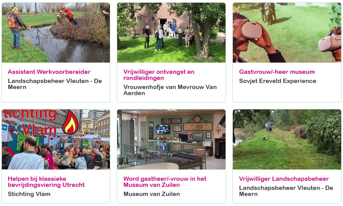 Leuk vrijwilligerswerk!